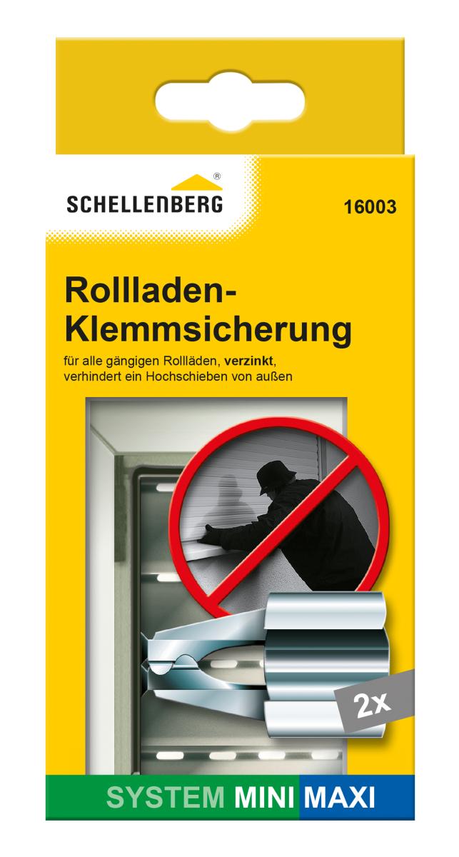Rollladensicherung Rollosicherung Einbruchschutz Schellenberg System Maxi 16005 