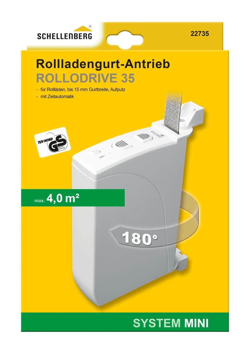 Recogedor eléctrico rollo power 35 22637 schellenberg 4003971226376 87074  SCHELLENBERG