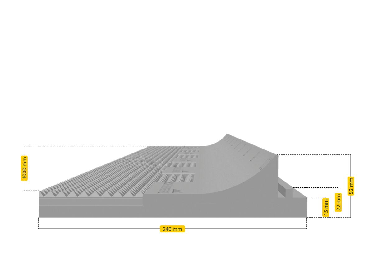 Rollladenkasten-Dämmung 2-teilig, 100 x 50 x 2,5 cm - schellenberg