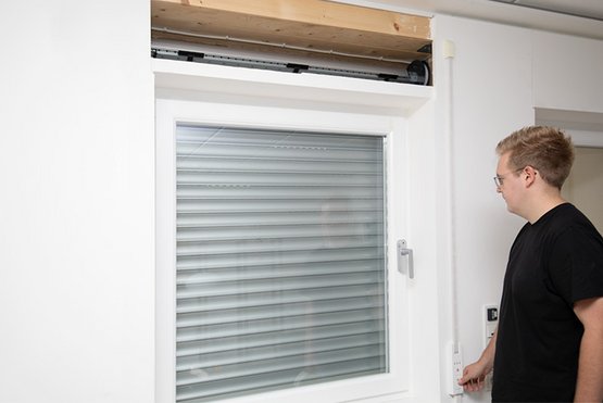 Dreiteilige Rollladenkasten-Dämmung - Schritt 1