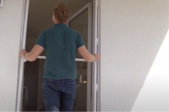 Einbau Insektenschutz-Tür PREMIUM - Schritt 11