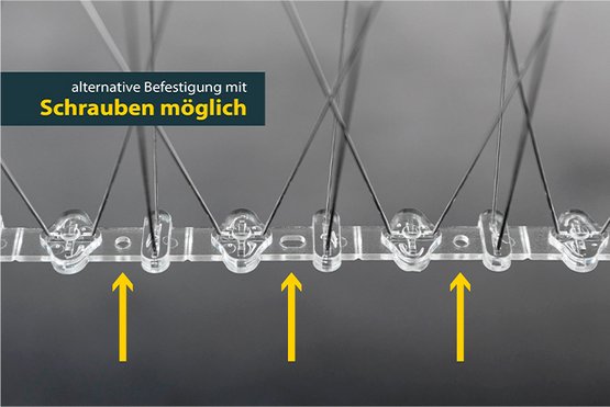 Schellenberg Taubenabwehr Spikes- Schritt 6