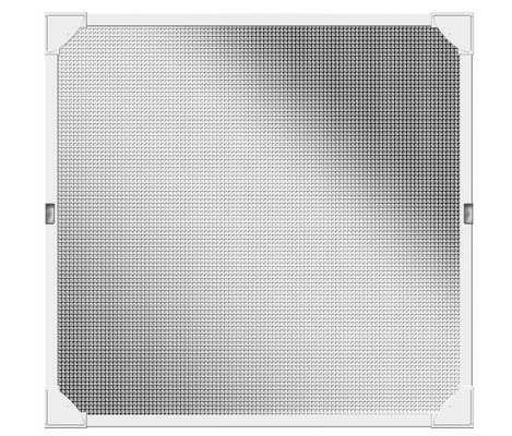 Insektenschutz-Fenster MAGNETIC REFLECTION, 100 x 120 cm, weiß