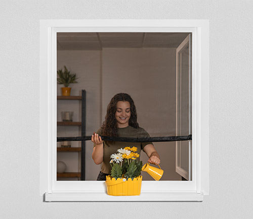 Insektenschutz an Fensteraußenseite